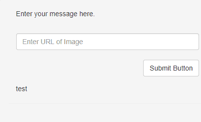Web form to upload a URL or image