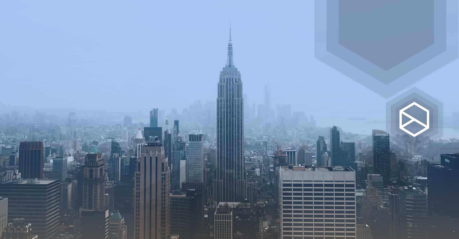 New York skyline with title: The New York SHIELD Act Data Security Requirements